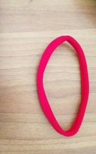 Fascia elastica Fascetta Capelli Elastico testa Calcio Tennis sport rosso z016