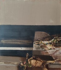 MANCINI PIERO (Adria, 1927 - 1979) STRADA CARROZZABILE olio su tela 1972 cm. 70 