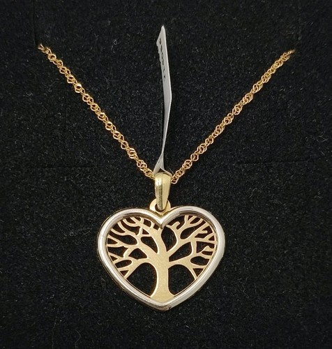 Collana con ciondolo albero - con,
