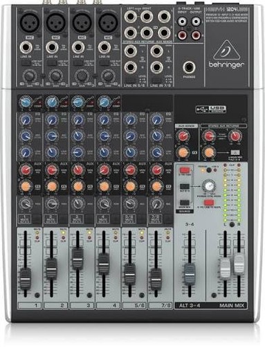 Behringer q1204usb mixer audio - behringer,