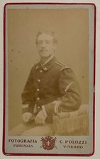 ACCAME NICOLÒ SCRITTORE E POLITICO MAZZINIANO FOTO FORMATO CABINET AUTOGRAFA