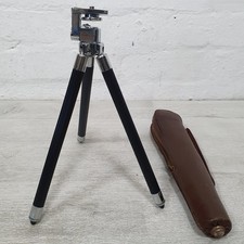 Treppiede vintage Francoforte in custodia di pelle si estende circa Da 10 pollici a 47 pollici - G1