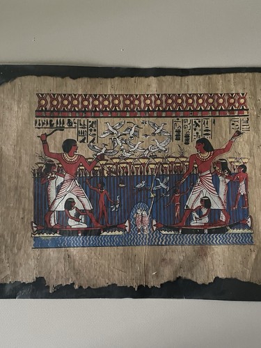 Vintage papiro egiziano anni
