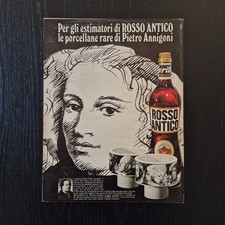 1972 Rosso Antico - Original AD Advertising Pubblicità Vintage