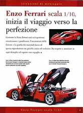 DeAgostini Ferrari Enzo 1:10 immagini istruzioni di montaggio