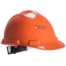 Elmetto Protettivo Caschetto da Lavoro Cantiere Antinfortunistico Arancio Norma