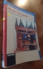 Words that speak Literature in Time Enlarged Edition Volume 1 