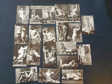 Lotto 20 Cartoline Riproduzioni di Foto d'Epoca Nudo Vintage (BL31)