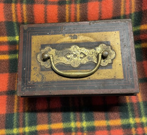 Antique english made lock - antique, box