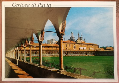 Certosa pavia chiostro - pavia,