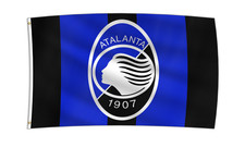 Bandiera Atalanta BC 3x5 piedi The La Dea nero-blues tifosi calcio