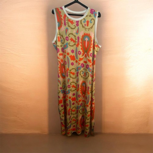 Sleeveless paisley maxi dress - paisley,