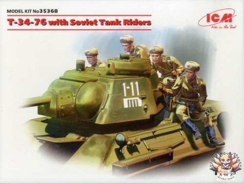 Icm 76 sovietico - t-34/76,