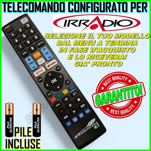Telecomando configurato per - configurato,