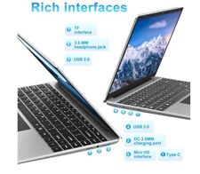 Computer portatile ultra leggero Grigio-14 Pollici Full HD-Jumper Tech 