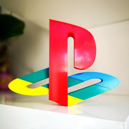 Sony playstation logo - playstation, 3d