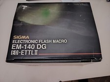 Sigma Em-140 Dg Electronic Flash Macro con scatola originale per Canon