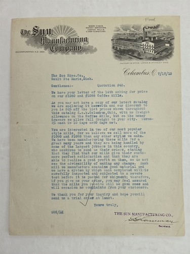 1913 antica carta - , intestata