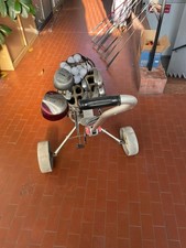 Set completo golf usato principianti con sacca, carrello, palline e accessori  B
