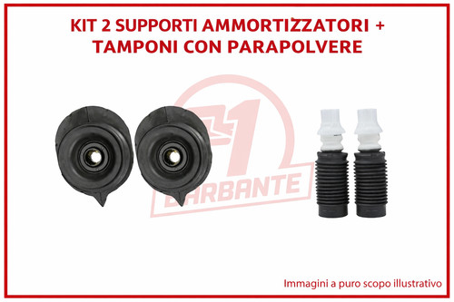 Kit supporti ammortizzatori - kit,