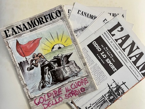 Anamorfico mensile di forme - l'anamorfico.,