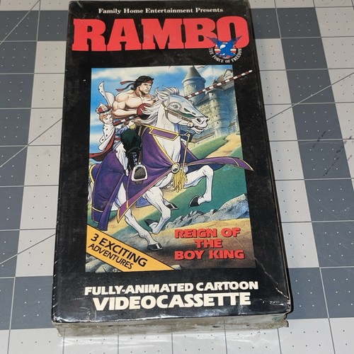Animated rambo vhs 1987 - rambo,