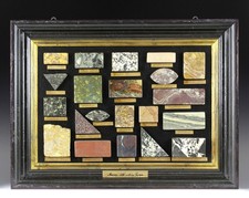 Marmi dell'antica Roma Grand Tour Tableaux XIX secolo Roma Italy lavagna