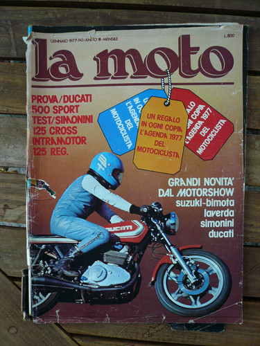 Rivista moto gennaio 1977 - la,