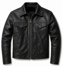 Giacca Motociclista Uomo Pelle