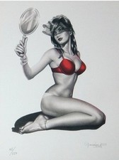 GIOVANNA CASOTTO Disegno 08 Firmato Dal Portfolio "Pin-Up"