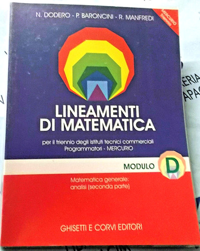 Lineamenti matematica - di,