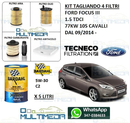 Kit tagliando filtri - filtri, e