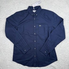 Lacoste Long Sleeve T-Shirt for Men Blue Color Size M Brand New 