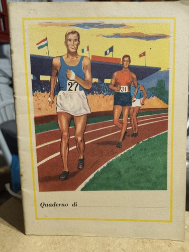 Quaderno vintage atletica - quaderno,