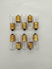 50 Lampadine Ricambio Cordone Natalizio 14v 5w Alogena Tecnid Luce Calda