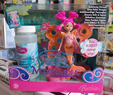 BARBIE FAIRYTOPIA MERMAIDIA SIRENETTA BOLLE DI SAPONE BUBBLEWING MERMAID