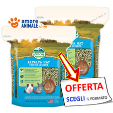 OXBOW - Alfalfa Hay  → 425 gr  / 1,13 - 4,08 kg - Fieno Erba Medica per Roditori