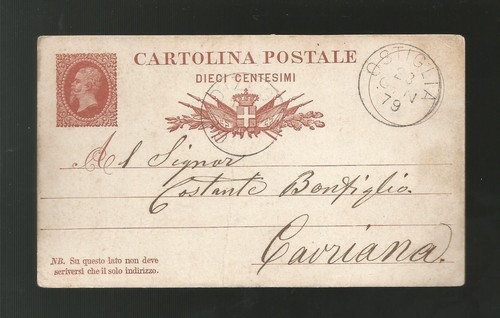 Italia regno cartolina postale - italia,