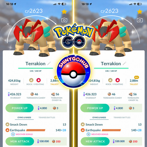 Pogo shiny terrakion - pogo,