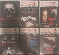  6 dvd  Dario Argento Inferno Profondo rosso fantasma dell'opera Phenomena Opera