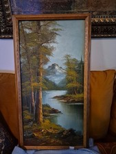 Paesaggio vintage G alberi di