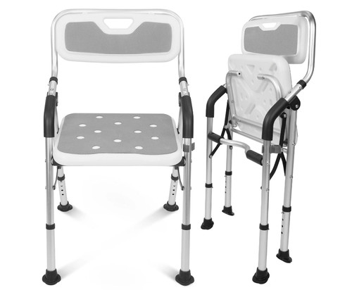 Folding shower chair 300lbs - folding,