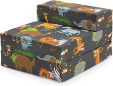 Letto Pieghevole per Bambini Z Singolo | Pouf Richiudibile - Ottimo per Stanza G