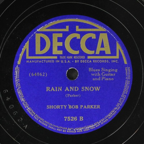 Shorty bob parker cold - parker:, in