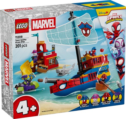 Lego spidey 11208 nave pirata - lego,