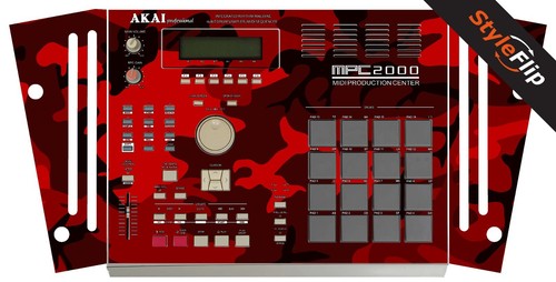 Akai mpc 2000 skin rosso - mpc-2000,