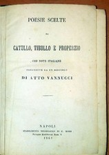 POESIE SCELTE Catullo Tibullo