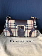 Borsetta Burberry London originale vintage a tracolla o a mano con sacchetto
