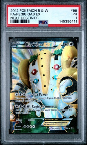 Regigigas psa 2012 bianco - ex,