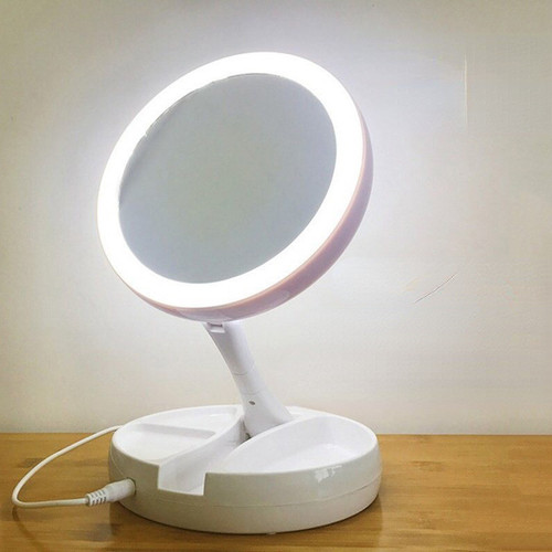 Portable folding mirror 10x - folding,